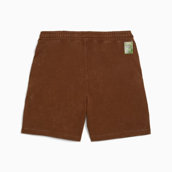 PUMA x TEENAGE MUTANT NINJA TURTLES Men's Relaxed Fit  7" Shorts, Chocotart, extralarge-IND